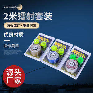 Laser <b>Fishing</b> Rod <b>Grip</b> Kit 2 Meter Silicone Handle Wrap Sweatband Anti Slip Strap Random Color - Product Image 5