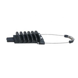 Hongjing Ankerklemme <span class=keywords><strong>PA69</strong></span> Kabel-Kunststoff-Spannklemme für ADSS-Kabel Schwarze Farbe Kleine Größe Glasfaser-Keilklemme - Product Image 2