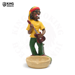 <span class=keywords><strong>Cendrier</strong></span> en résine de style musique rasta jamaïcaine, taille moyenne, <span class=keywords><strong>Bob</strong></span> <span class=keywords><strong>Marley</strong></span>, pour cigarettes et cigares, vente en gros d'usine - Product Image 1