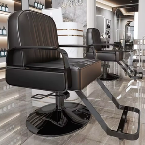 Sillón de Barbería Hidráulico Moderno con Cuero, Suministro de China para Salón de Belleza, Taburete Elevador, Precio de Equipo de Peluquería, Aplicación para Barbería - Product Image 5