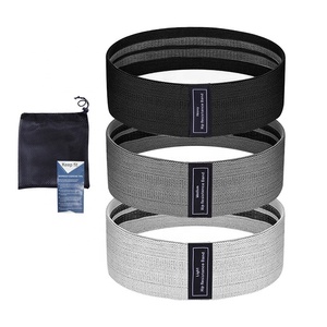 Pita resistensi kain Non-Slip wanita, <span class=keywords><strong>3</strong></span> Pak pita latihan latihan untuk kaki bawah & latihan kekuatan - Product Image 2