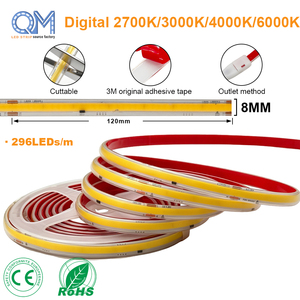 Bande LED COB RGB haute tension 220V 230V, indice de protection IP65 IP67, sans driver, pour éclairage paysager extérieur - Product Image 1