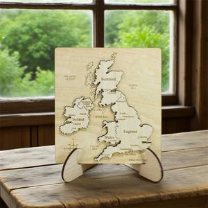 Hải Lý Phong Cách Thế Giới Bản Đồ Du Lịch Câu Đố Giáo Dục Montessori Gỗ Ghép Hình Cho Trẻ Em Khắc Tường Dấu Hiệu Gỗ Thủ Công Bằng Gỗ Hộp Gỗ - Product Image 2