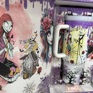 Dalam stok kustom logo Natal mimpi buruk bersinar vakum gelap terisolasi 40oz Tumbler cangkir bercahaya <span class=keywords><strong>mug</strong></span> dengan kotak hadiah - Product Image 1