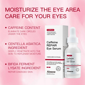 Solución de Cafeína 30ml, Tamaño Viaje, Esencia para Ojos a Base de Ácido Hialurónico, Blanqueadora y Reafirmante para Todo Tipo de Piel, Líneas Finas, Ojeras - Product Image 5