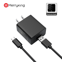   Adaptor Daya Bersertifikasi FCC Colokan AS 5V 1A 1.5A 2A 2.1A 2.4A 2.5A Pengisi Daya Dinding USB untuk Timbangan Elektronik