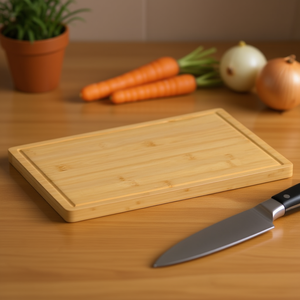 Tabla de Cortar de Bambú, Tamaño 11.8"x7.9"x0.6", Tablas de Cortar Duraderas y Ecológicas - Product Image 2