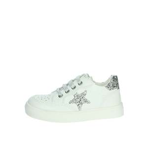 Zapatillas Deportivas Balducci para Niña, Blancas con Estrella Plateada Brillante y Tacón Grueso - Product Image 1