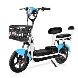 China's cheap and high-quality 48v 350w 500w electric bicycles two wheel high-speed electric scooters on city roads
