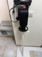 Pompe à tambour en acier inoxydable pour le carburant et le moteur diesel Alimentation électrique du moteur haute résistance Tuyau en PVC inclus