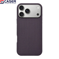 Coque de téléphone à motif tissé en tissu Tech pour Iphone17promax 17pro coques d'affichage animées à forte aspiration magnétique pour Iphone16