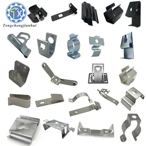 Custom U Shape Flat Sheet Metal Stainless Steel Cable Wire Clip Or Spring Steel Belt Clip