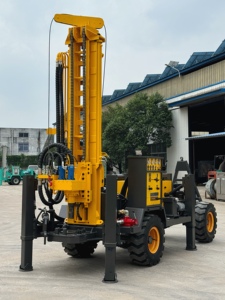 เครื่องเจาะบ่อน้ำแบบพกพาใหม่เอี่ยม - ติดตั้งบนล้อ, ความลึก 200 เมตร, สำหรับบ่อน้ำลึก - Product Image 6