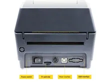 Imprimante d'étiquettes à code-barres Xprinter XP-DT426B USB 4x6, imprimante thermique pour rouleaux d'autocollants de 108 mm, 203 dpi, en stock