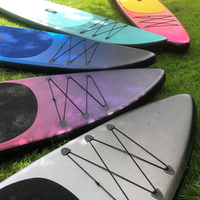 Planche de SUP gonflable écologique et portable tout usage en PVC avec taille et couleur personnalisables pour accessoires d'eau calme