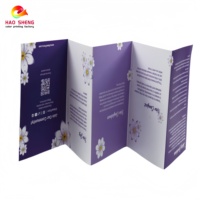 Impression de brochures, dépliants et prospectus publicitaires pliés en couleur, prix d'usine, vente en gros, personnalisable