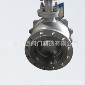 Vanne à bille pneumatique à bride en acier moulé à haut rendement Q641F-16C, vanne à eau à passage total pour pipeline étanche aux fuites de gaz - Product Image 1