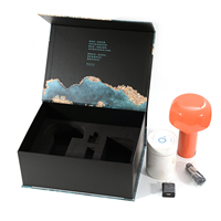 Boîte cadeau rigide magnétique de luxe écologique avec logo personnalisé, insert en mousse EVA, impression quadricolore pour parfum, soins de la peau, cosmétiques