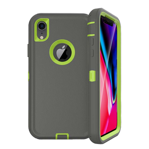 Coque de téléphone en TPU Armor Defender de haute qualité pour <span class=keywords><strong>iPhone</strong></span> X XR <span class=keywords><strong>XS</strong></span> 6 7 8 Plus SE avec clip de <span class=keywords><strong>ceinture</strong></span> à trou de Logo vente chaude - Product Image 1