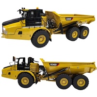 Kabolite K960 1/16 6X6 Camión Volquete Articulado con Luces Diferenciales, Metálico, Sin Escobillas, Radio Control 2.4G, Hidráulico, RC, RTR
