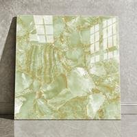 Carreaux de marbre vert jade Villa Porcelanato Pulido Pisos 60 x 60 600x600 pour la décoration commerciale haut de gamme