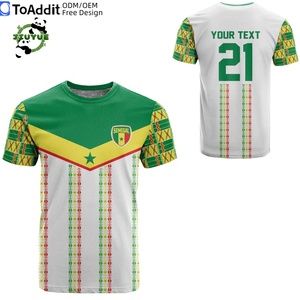 Camiseta <span class=keywords><strong>de</strong></span> Fútbol Personalizada <span class=keywords><strong>de</strong></span> Senegal, Orgullo <span class=keywords><strong>de</strong></span> los Campeones Africanos, Equipación <span class=keywords><strong>de</strong></span> Fútbol <span class=keywords><strong>de</strong></span> Secado Rápido, Camisetas <span class=keywords><strong>de</strong></span> Fútbol <span class=keywords><strong>de</strong></span> Manga Corta con Logotipo Personalizado - Product Image 3