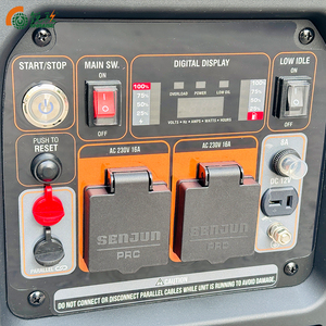 เครื่องกำเนิดไฟฟ้าอินเวอร์เตอร์ 3.5 กิโลวัตต์ ขนาดเล็ก พร้อมรีโมทคอนโทรล สตาร์ทแบบแมนนวล ความถี่ 50 เฮิรตซ์ รุ่นใหม่ เครื่องกำเนิดไฟฟ้าเบนซิน - Product Image 4