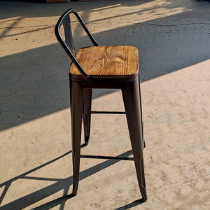 Taburetes de Bar <span class=keywords><strong>Tolix</strong></span> de Diseño Italiano, Precio Económico, para Exteriores, <span class=keywords><strong>Taburete</strong></span> de Bar de Metal Pintado para Cocina - Product Image 2