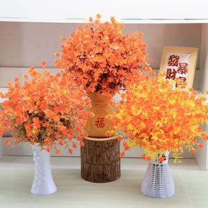 Commercio all'ingrosso della fabbrica di plastica erba di simulazione <span class=keywords><strong>eucalipto</strong></span> decorazione per la casa ornamenti autunno colore <span class=keywords><strong>eucalipto</strong></span> (con fiori) - Product Image 1