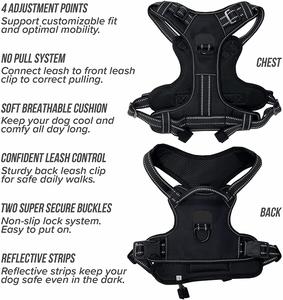 Harnais pour grand chien sans traction avec poignée pour l'entraînement, confortable, sûr, sans étranglement, harnais réglable - Product Image 5