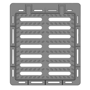 중국 공장에서 직접 금속 격자가 있는 하이 퀄리티 연성 철 주조 맨홀 커버-프리미엄 주조 서비스 - Product Image 1