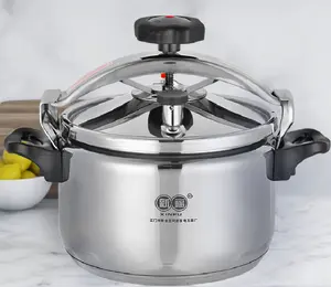 Panela de cozinha 40cm em aço inoxidável, equipamento de segurança e de 40l, conjunto de panela 304 #