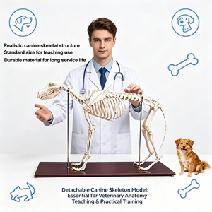 Modelo de <span class=keywords><strong>Esqueleto</strong></span> de Perro de Tamaño Real, Especímen de Anatomía Canina Completo para Laboratorios de Escuelas Veterinarias, Aulas y Entrenamiento Práctico de Anatomía - Product Image 1