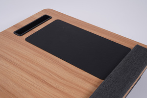 Vendita calda nero porta Notebook <span class=keywords><strong>portatile</strong></span> <span class=keywords><strong>PC</strong></span> <span class=keywords><strong>portatile</strong></span> tavolo con multiuso materiale MDF vassoio per uso domestico letto - Product Image 3