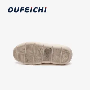 OUFEICHI Confortável Casual Sapatos De Caminhada Para Ao Ar Livre Running Calçados Esportivos Homens Moda Estilo Men Sneakers mãos livres sapatos