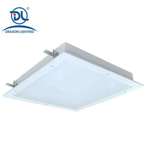 595X595 40w Backlit 160 Degree Beam Angle Flat Clean Room Led Ceiling Panel Light