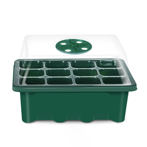Seed Growing Box Insert Seedling Case with Lid Garden Supplies 12 Holes Plant Flower Nursery Pots Tray Plastic Jardin Semillas