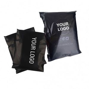 Wholesale Custom Logo Printing Eco Friendly Poly Custom Size Mailer Plastic Packaging Shipping Bags for Clothing - Product Image 1