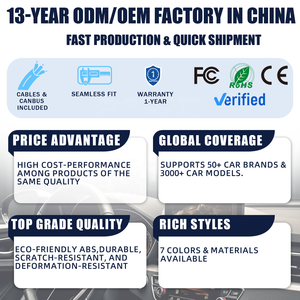 Cadre de montage 2 DIN pour <span class=keywords><strong>autoradio</strong></span>, lecteur DVD, écran et système Android de voiture - Product Image 2