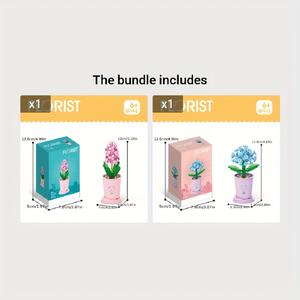 Juguete <span class=keywords><strong>de</strong></span> Bloques <span class=keywords><strong>de</strong></span> Construcción <span class=keywords><strong>de</strong></span> Flores Compatible con Maceta <span class=keywords><strong>de</strong></span> Flores Eternas, Decoración para Niñas, Regalo <span class=keywords><strong>de</strong></span> San Valentín, Flor <span class=keywords><strong>de</strong></span> Mosaico - Product Image 6