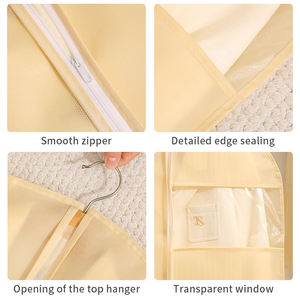<span class=keywords><strong>Housse</strong></span> de protection anti-poussière et anti-humidité en tissu non tissé pour vêtements, sac de rangement pour costumes, <span class=keywords><strong>housse</strong></span> de costume pour rangement suspendu dans le placard - Product Image 6