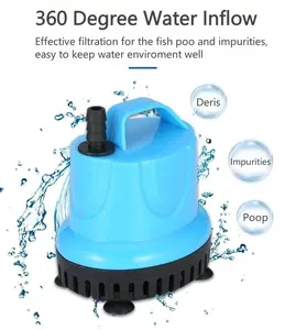 Fábrica baixo preço de alta qualidade elétrica Mini AC Aquarium Bottom Suction Submersible Water Pump para tanque de peixes pet fountain Pump