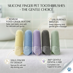 Custom 360 Degrees Full Surround Bristles Silicone Pet Finger <b>Toothbrush</b> Dog <b>Toothbrushes</b> - Product Image 4