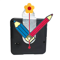 Horloge miniature créative moderne en forme de crayon, 22x33,45mm, mouvement à quartz silencieux, plastique, fonctionne à piles, pour bureau d'enfant