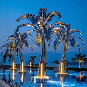 Colección de Palmeras para Resorts de Lujo - Árboles Tropicales de Acero Inoxidable Personalizados para Hoteles de 5 Estrellas - Product Image 2
