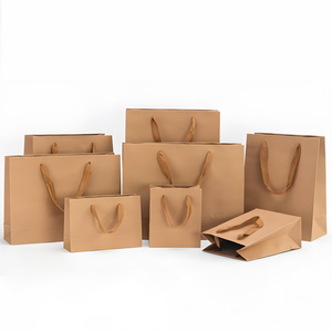 KAKA Bulk Mini piccolo regalo premio per il trasporto di carta Kraft borse per il commercio al dettaglio del profumo degli uomini su misura con il logo - Product Image 6