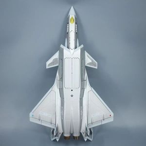 โมเดลเครื่องบินรบ J20 ขนาด 1:36 ทำจากพลาสติก สำหรับตั้งโชว์และสะสม - Product Image 2