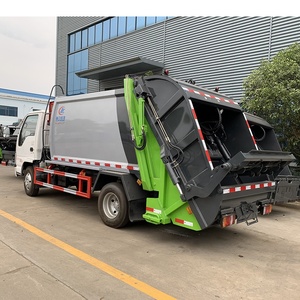 Camion à ordures compacté 4x2 <span class=keywords><strong>6m3</strong></span> Camion de collecte des déchets Dimensions avec châssis japonais - Product Image 3