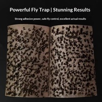 Papier collant solide et puissant pour mouches, plaque adhésive anti-insectes domestique, piège à mouches avec lampe, papier collant spécial à activation rapide