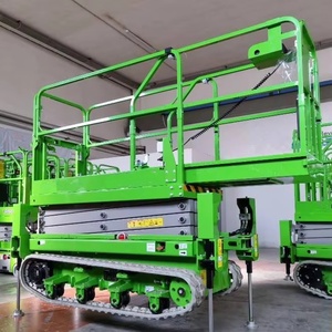 Piattaforma Elevatrice Elettrica a Forbice Cingolata da 5m a 16m con Cingoli in Gomma e Joystick - Product Image 4